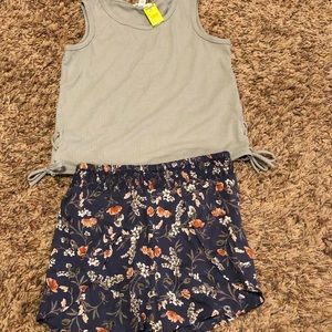 NWT YOUTH XL Tilly’s Shirt And Shorts